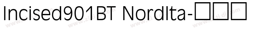 Incised901BT Nordlta字体转换